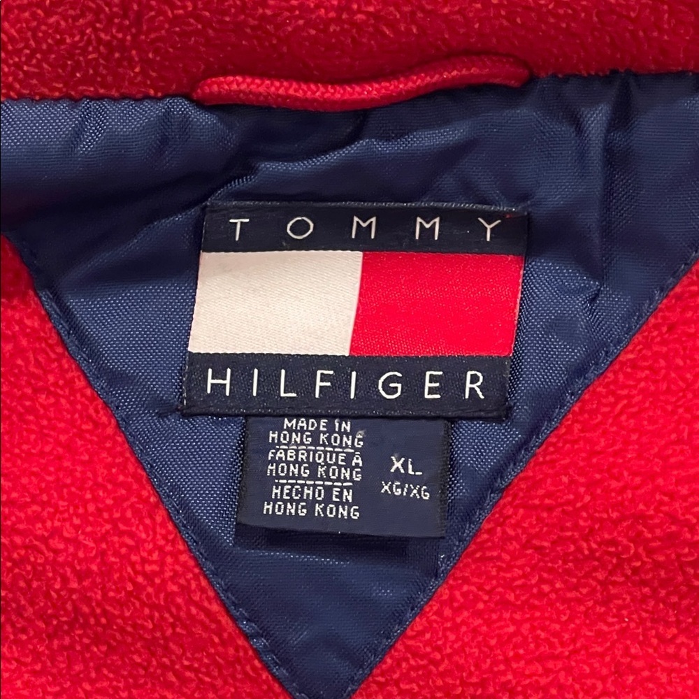 Tommy Hilfiger Vintage Colorblock Puffer Jacket – XL - Picture 3 of 10